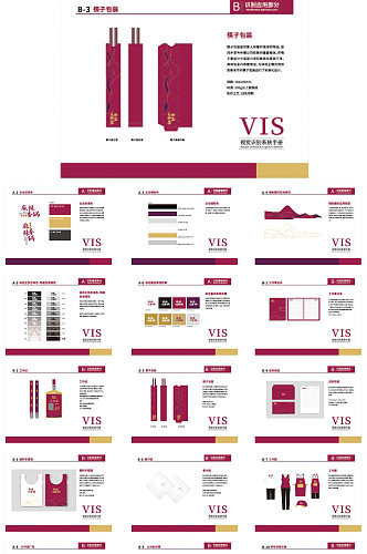 餐饮行业VI手册VIS导视系统