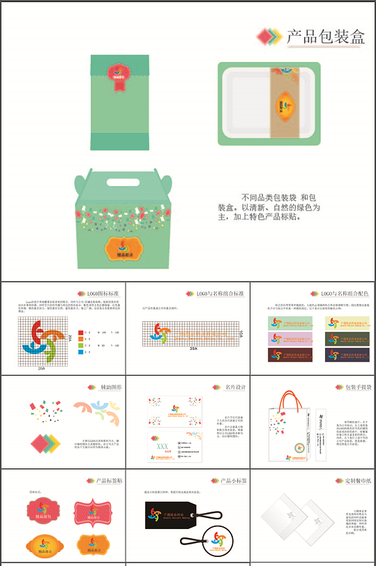 面包甜点烘培店VI手册