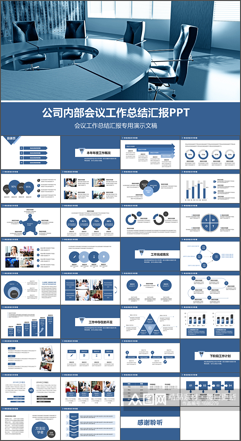 公司汇报动态动画ppt素材