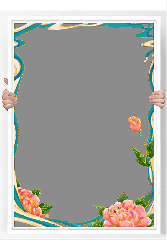 国潮精美背景图框psd图片-国潮精美背景图框psd素材下载-众图网