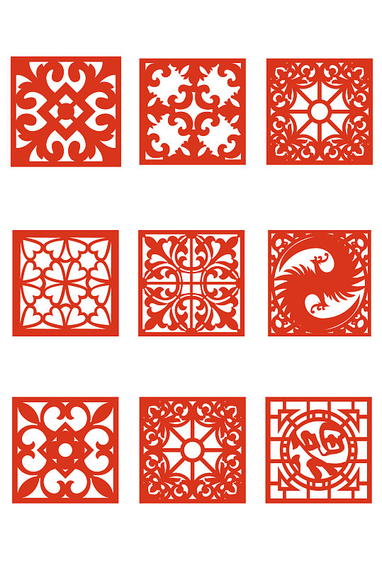 镂空花纹设计素材