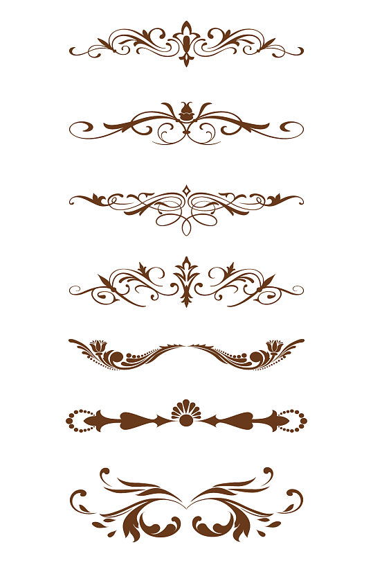 时尚文本框装饰花纹