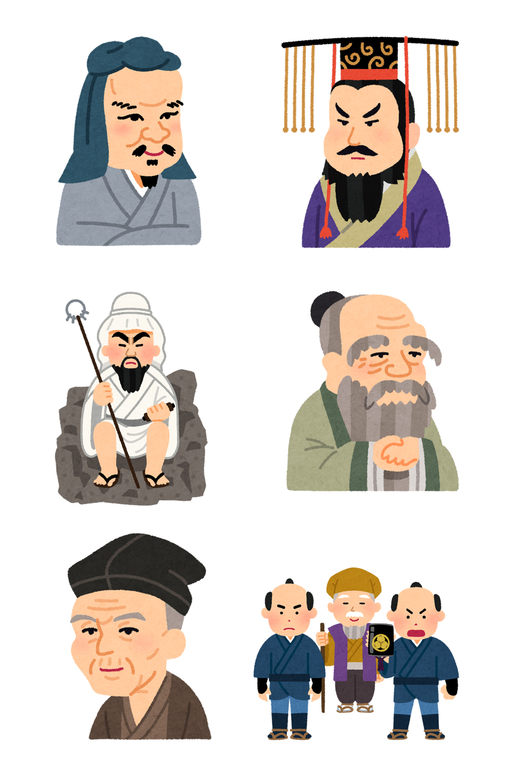 简约古代人物图像素材