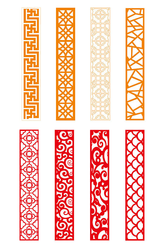 镂空雕刻花纹时尚边框