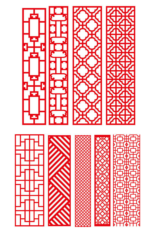 窗户镂空装饰雕刻窗花-众图网