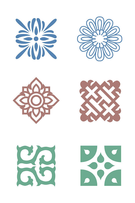 中式镂空传统图案