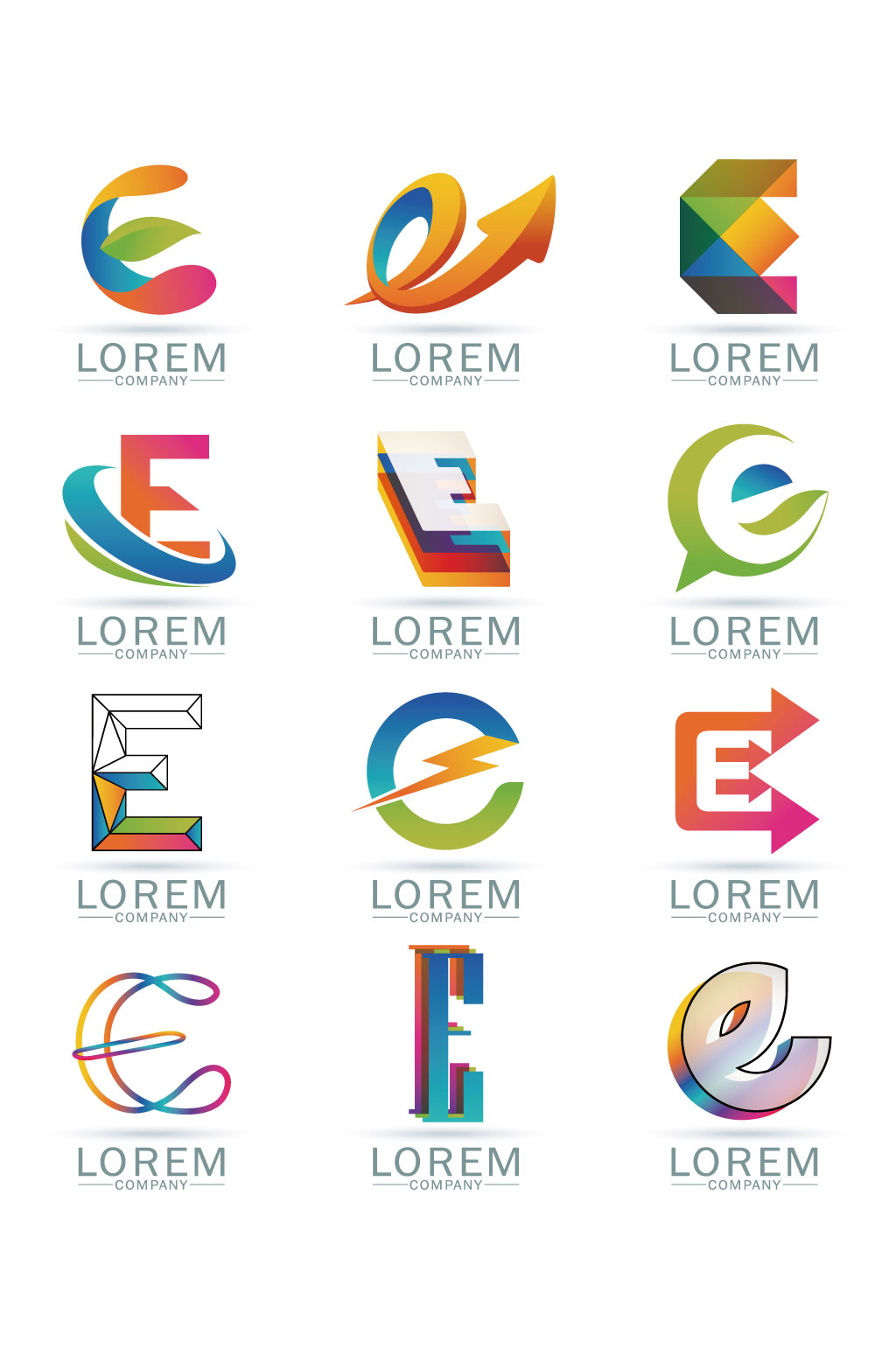 E字母LOGO素材_E字母LOGO模板_E字母LOGO设计图片免费下载-众图网