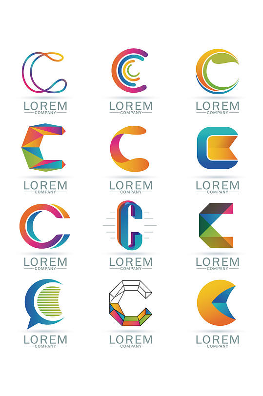 C字母logo圖案