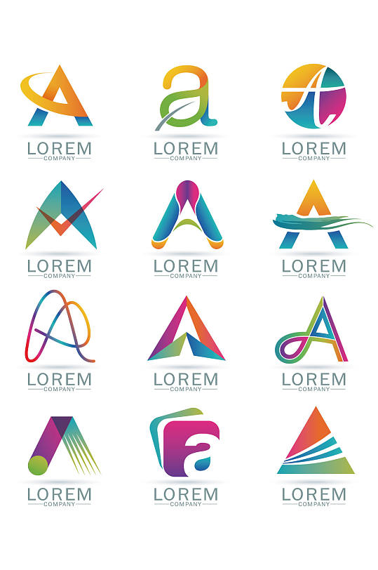 a字母logo图案
