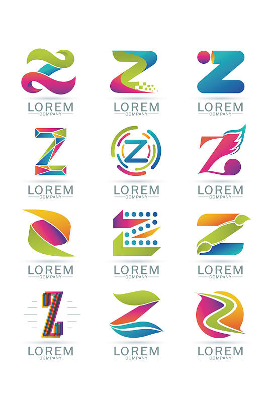 Z字母logo图案