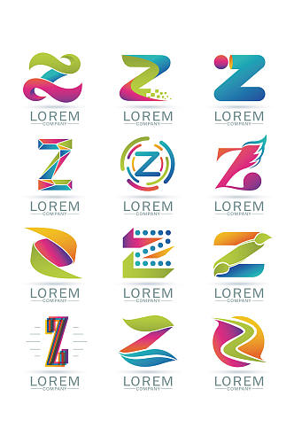 Z字母logo图案