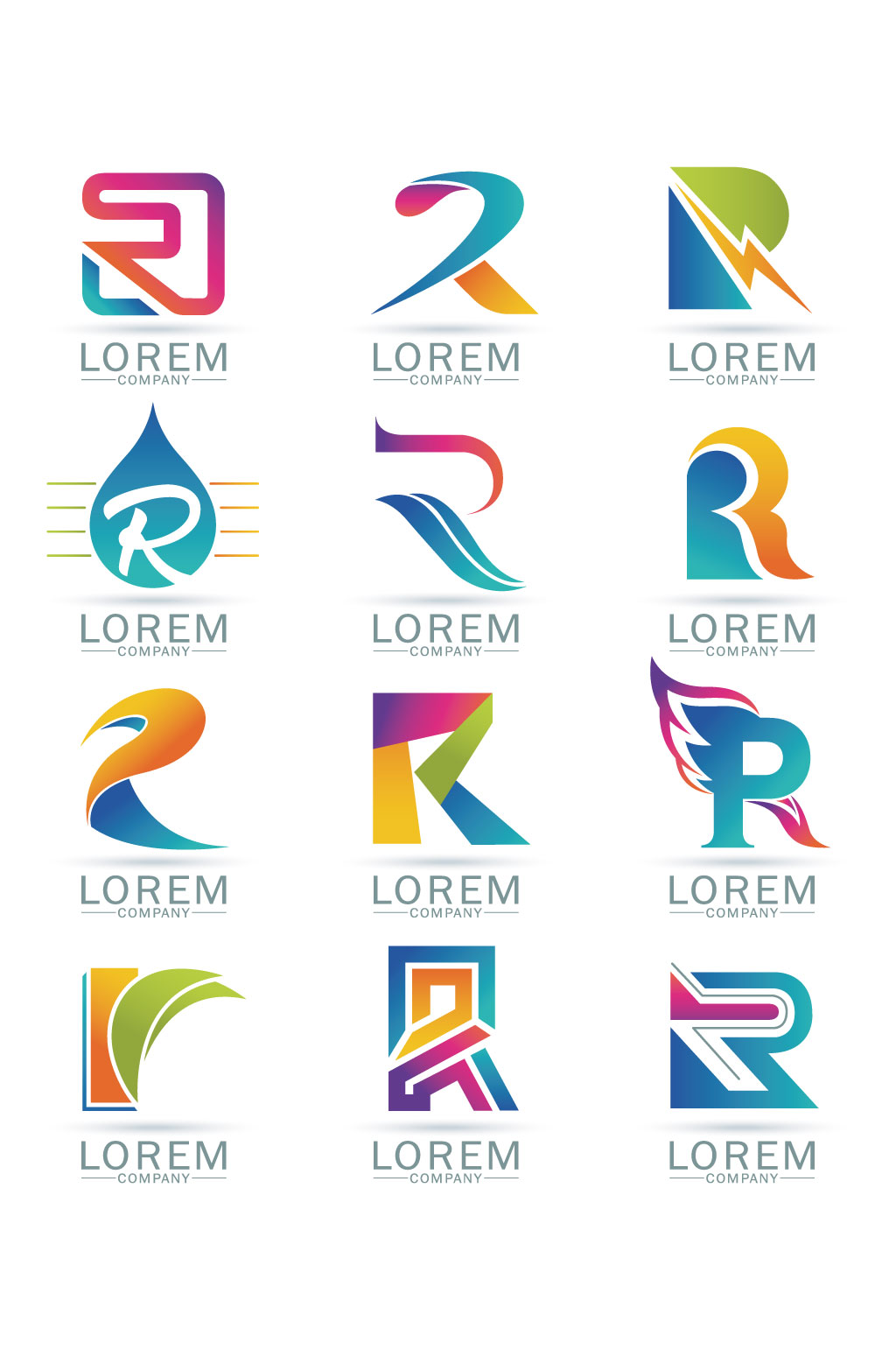 炫彩个性LOGO素材