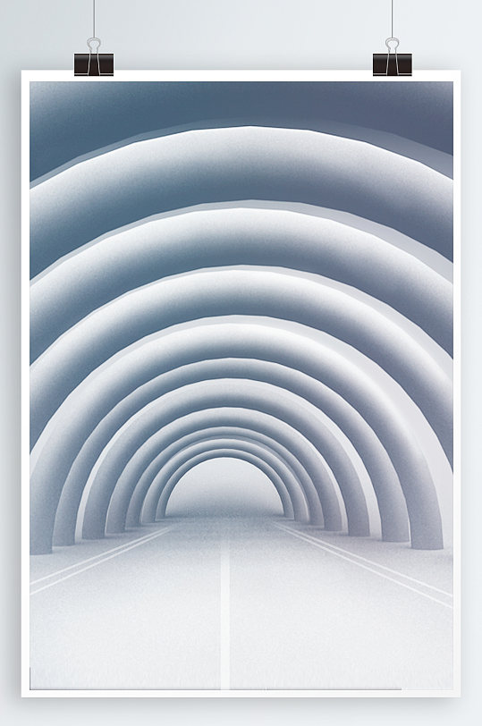 3d立体海报背景