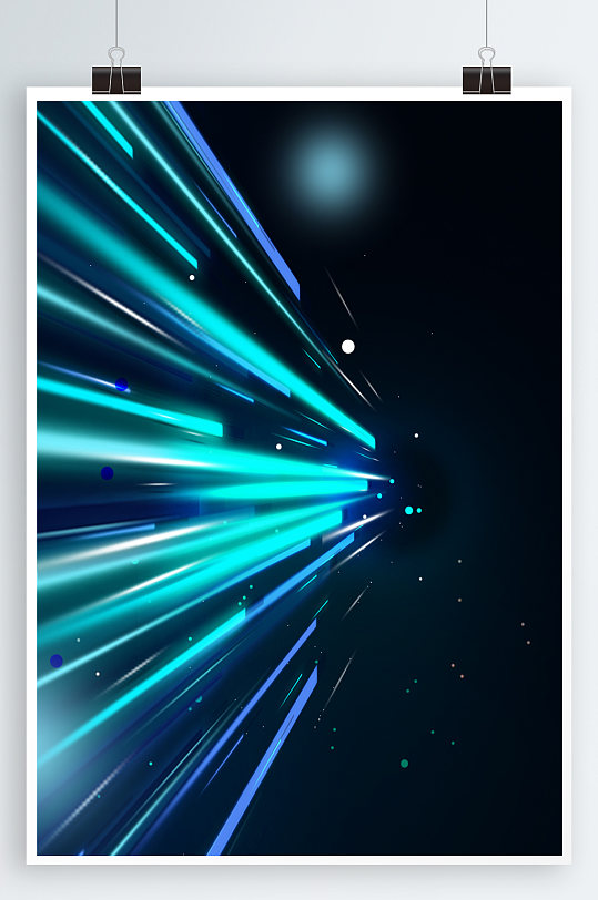 炫酷蓝色科技会议背景海报图片-炫酷蓝色科技会议背景海报设计素材