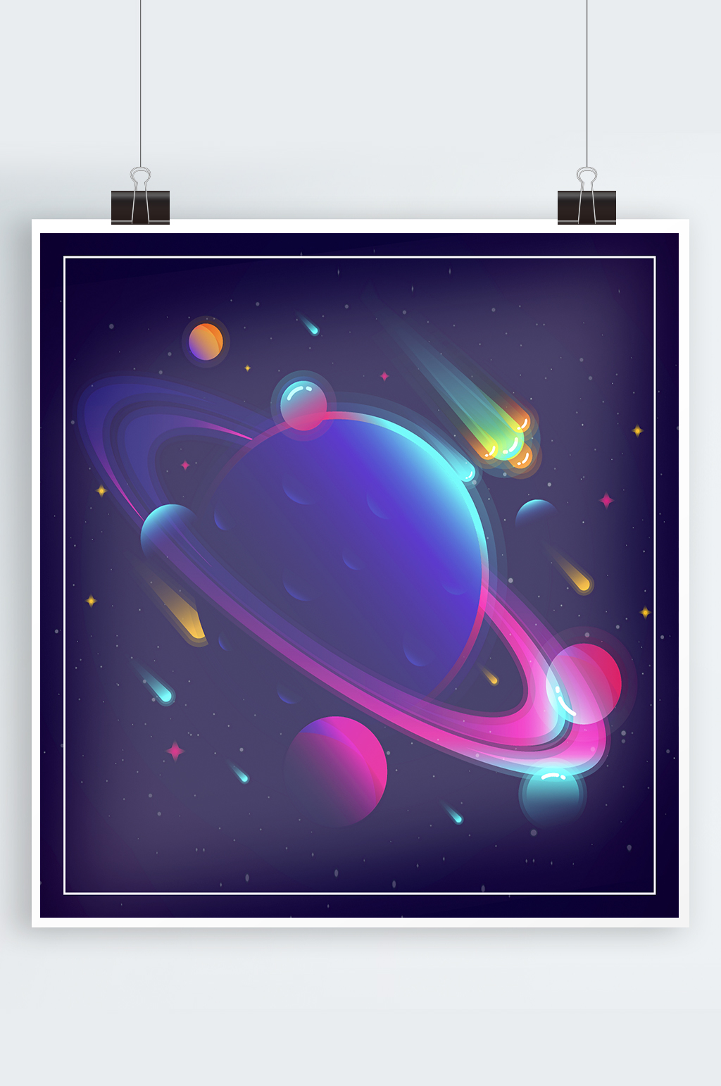 宇宙太空科技背景素材
