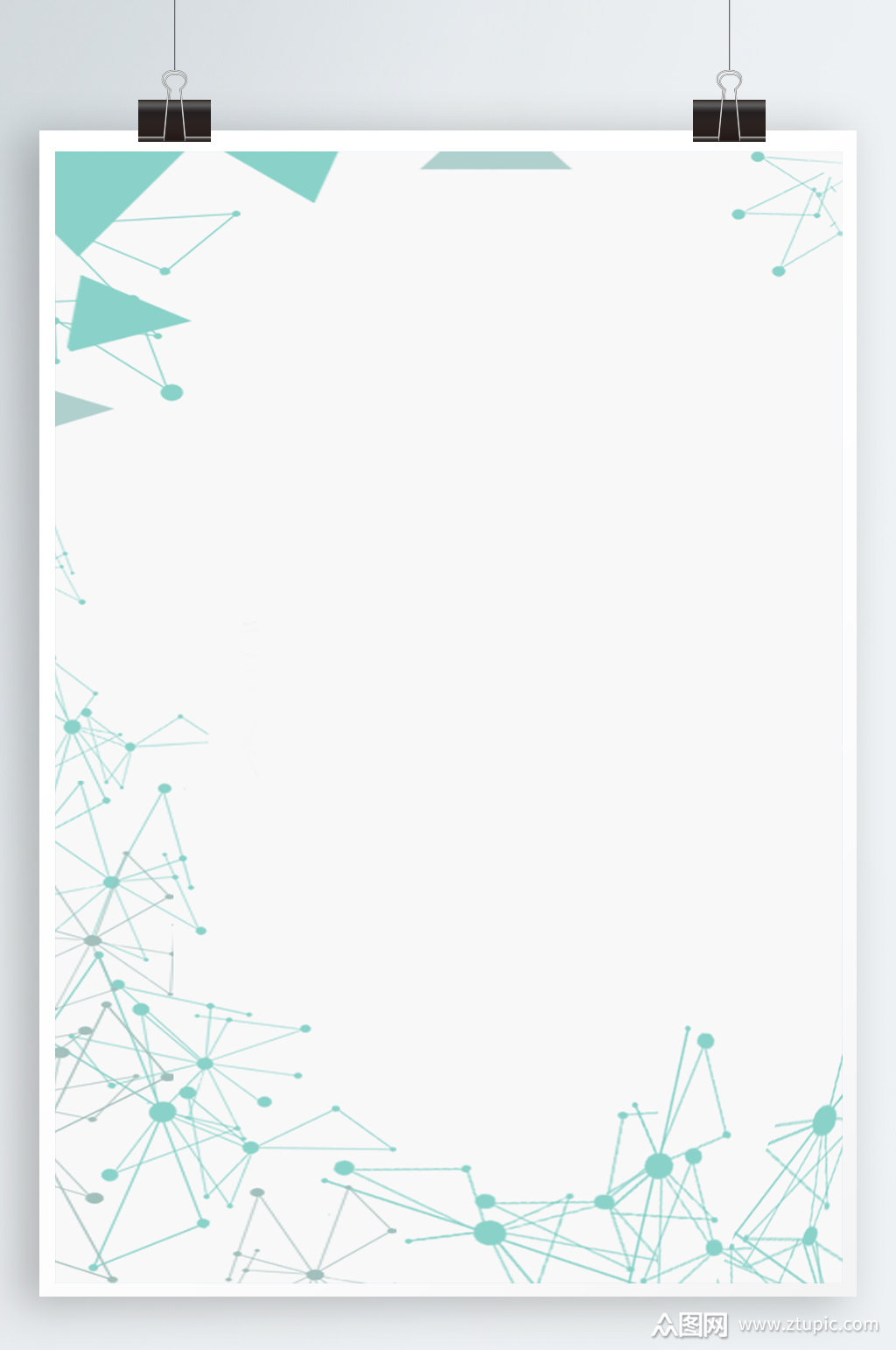 科技动感背景绿色线条背景