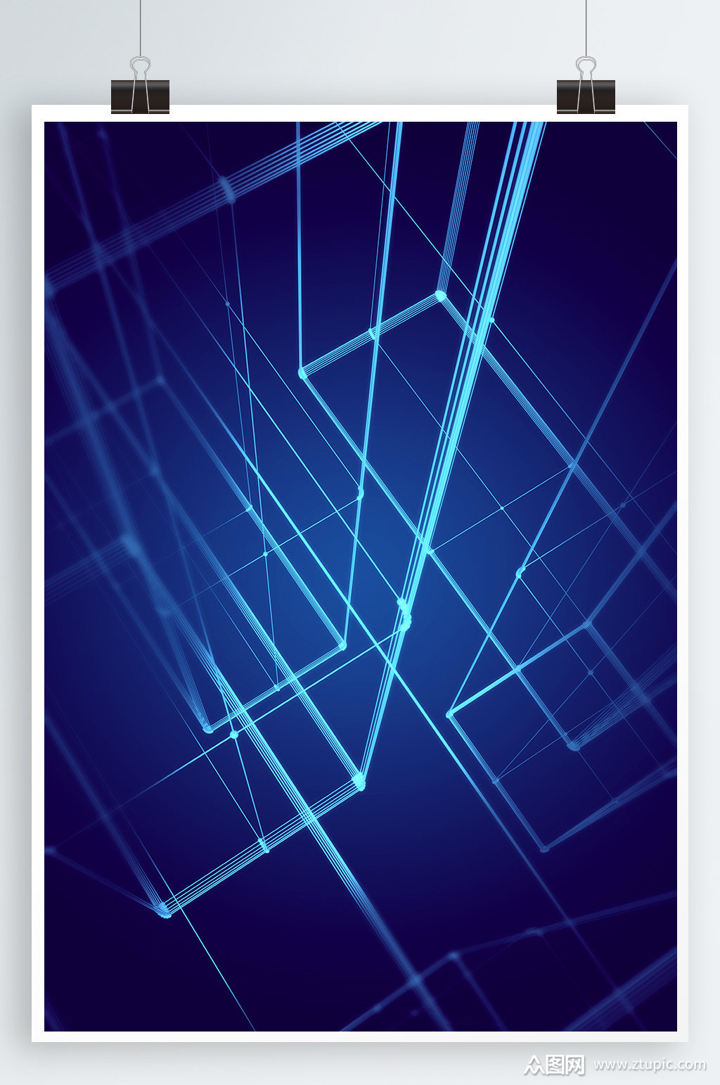 高科技海报炫彩科技背景模板下载-编号359627-众图网