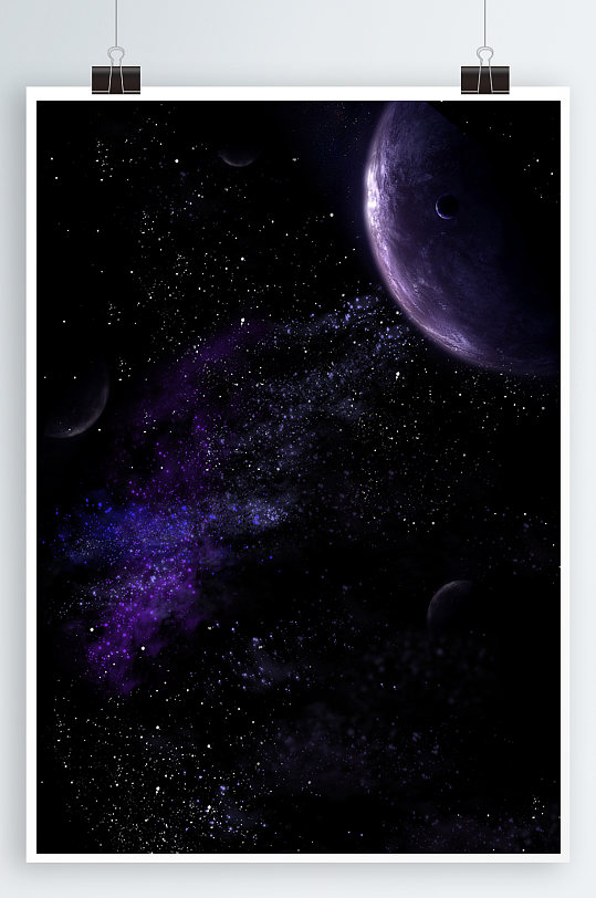 唯美星空宇宙太空背景