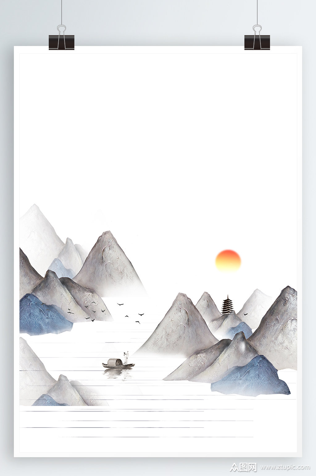 中国风海报中国风元素