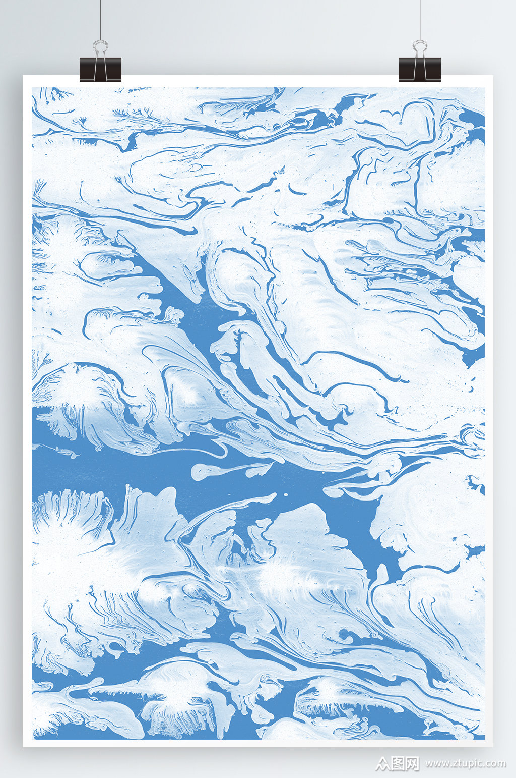 中国风水彩水墨时尚色水彩