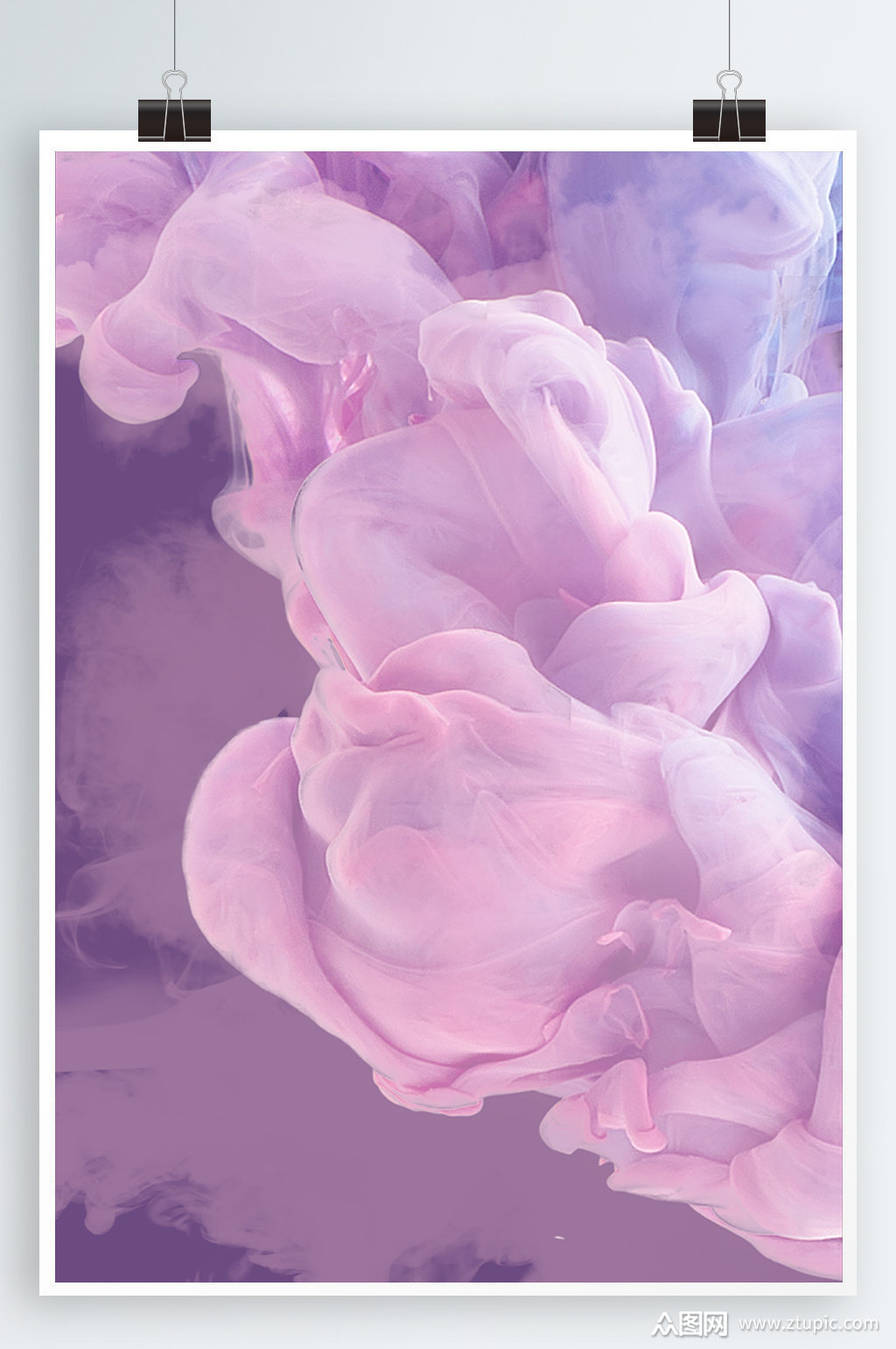 时尚水彩渲染海报背景