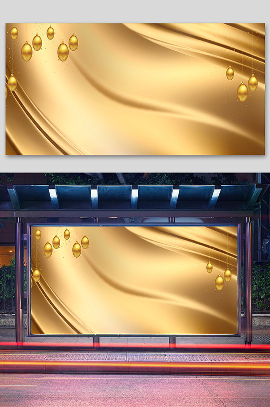 优雅金箔贵气金箔背景