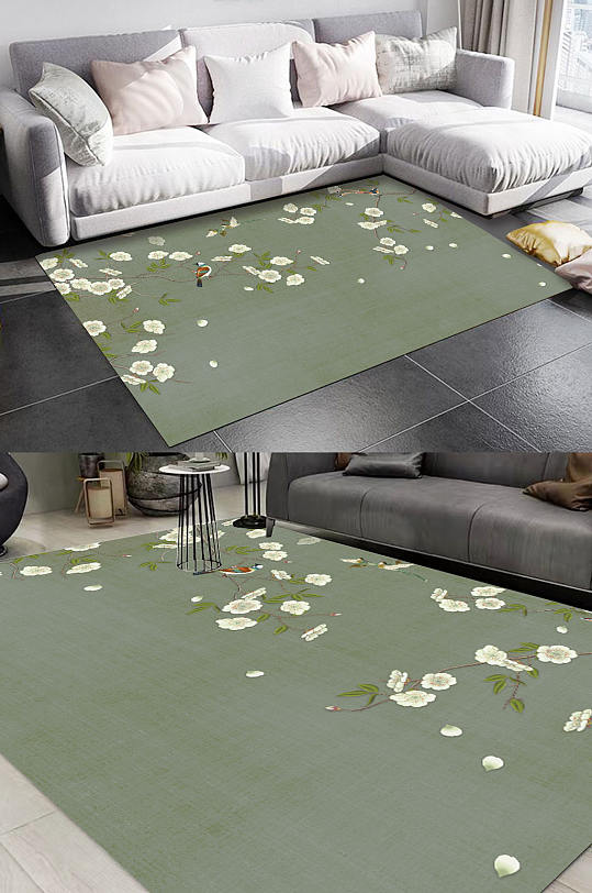 传统地毯图案地毯-众图网