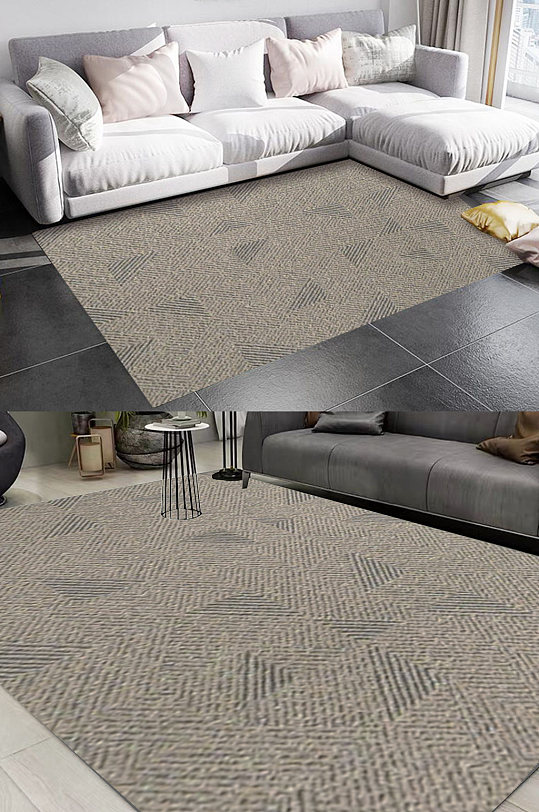 纯色系地毯沙发地毯-众图网