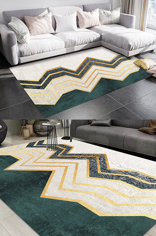 时尚地毯波纹图案-众图网