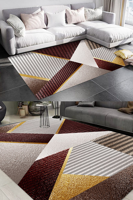 时尚地毯渐变几何图形-众图网