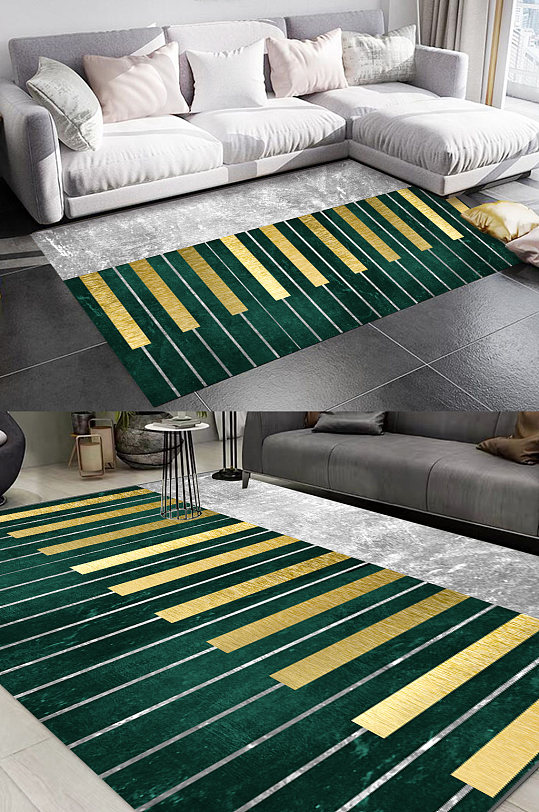 键盘花纹地毯图案-众图网