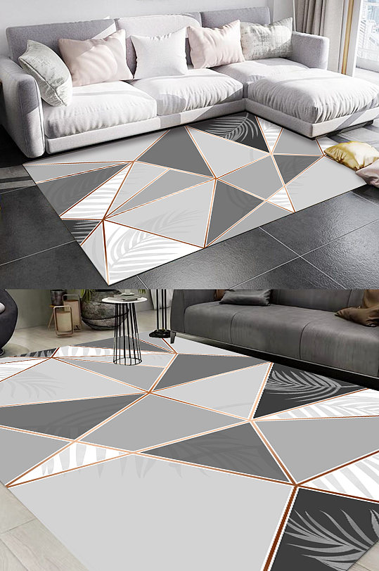 北欧风格欧式地毯图案-众图网