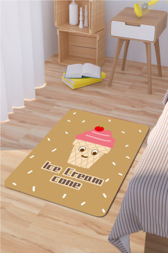 浴室地垫卡通动物地毯