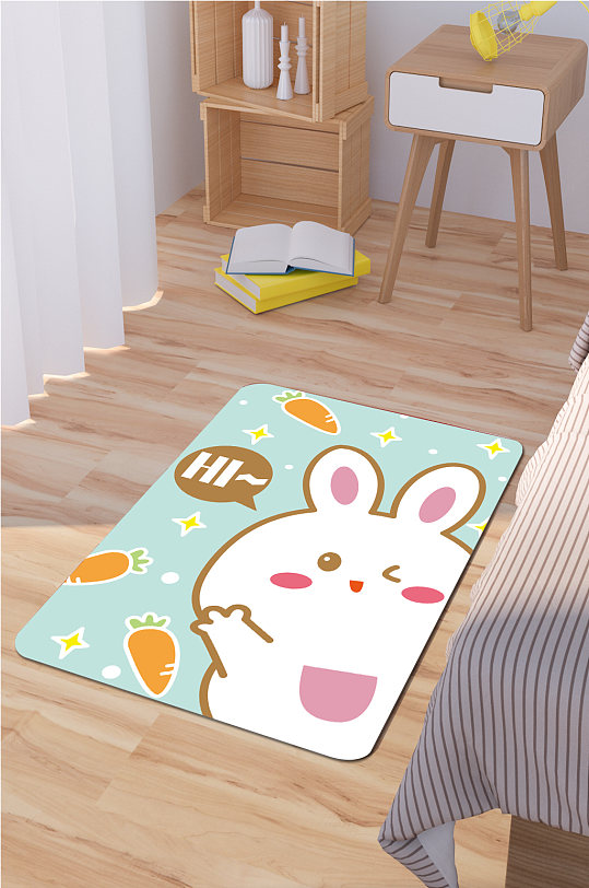更多可爱地垫图片高清素材库模板大全