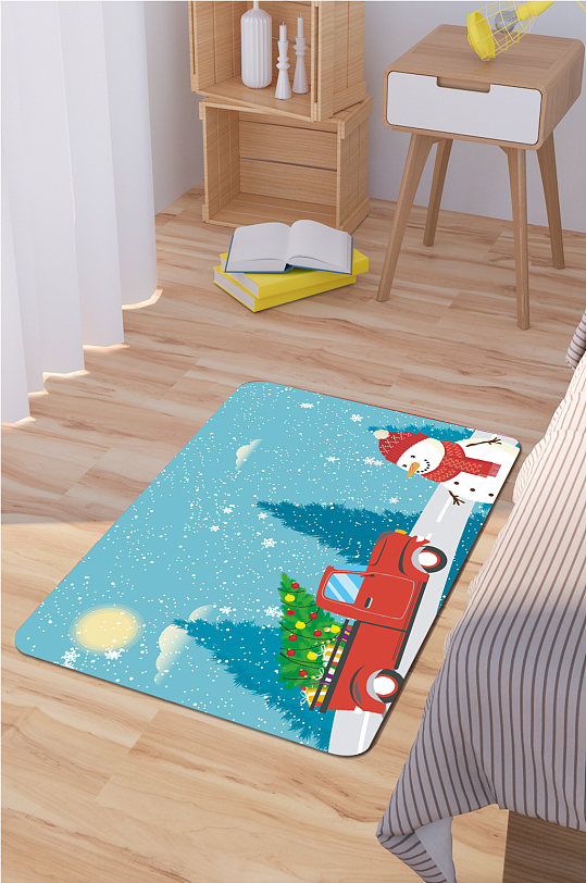 时尚地毯圣诞地毯