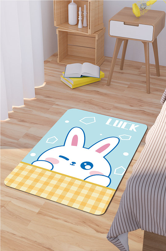 卧室地毯新中式地毯-众图网