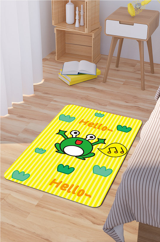 卧室地毯现代地毯-众图网