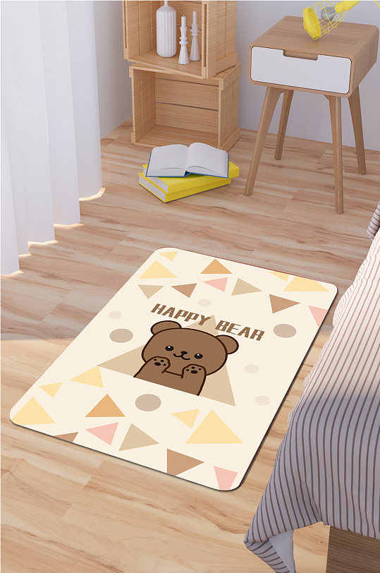 家居地毯卧式地垫-众图网