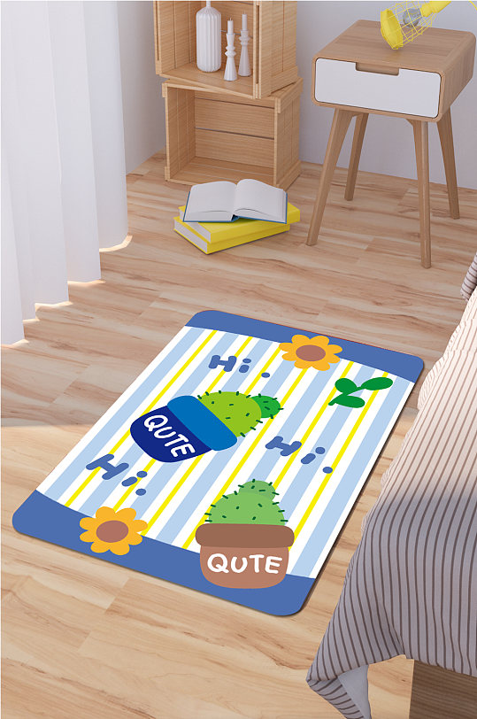 家居地毯热带植物-众图网