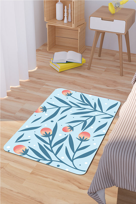 家居地毯植物叶子-众图网