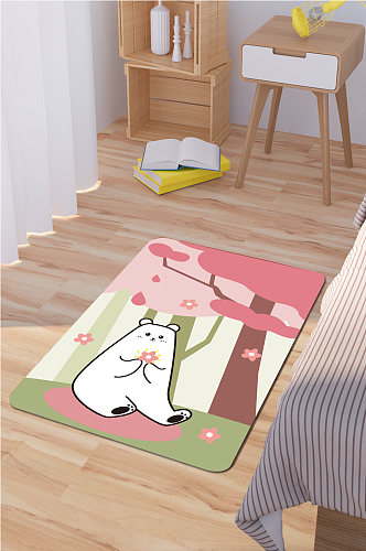 家居地毯大白熊地毯
