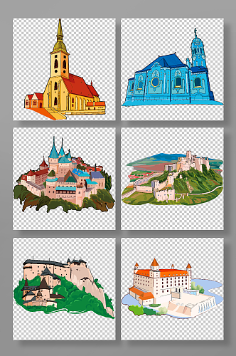 国家元素北欧旅行城堡斯洛伐克