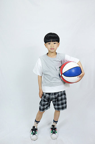 帅气男孩篮球学生儿童节人物摄影照片元素