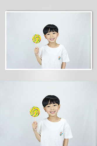 彩色棒棒糖男孩学生儿童节人物摄影照片元素