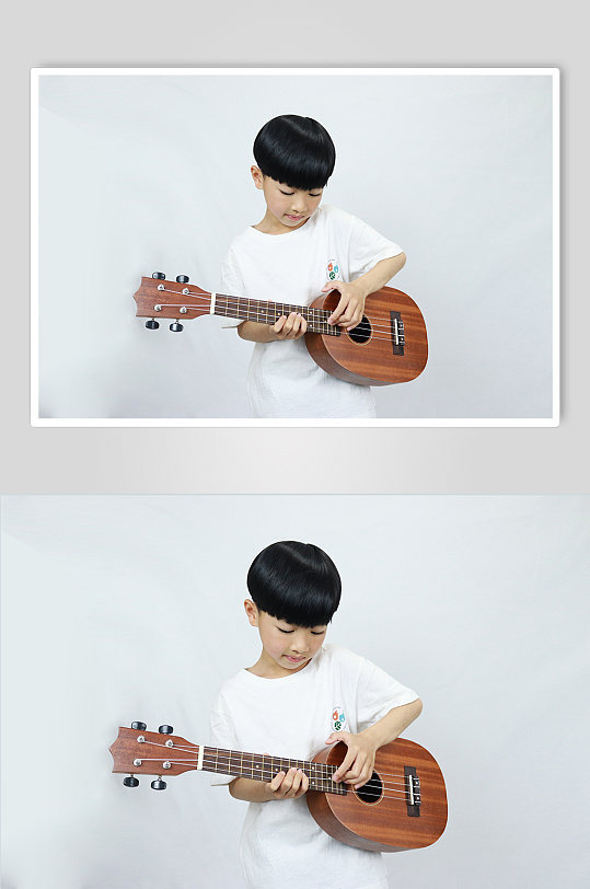 尤克里里男孩学生儿童节人物摄影照片元素