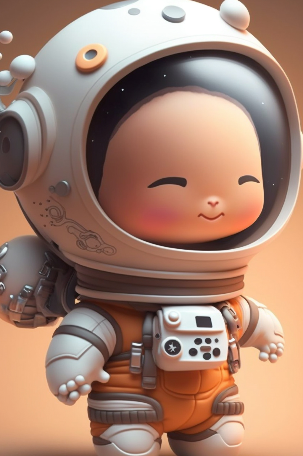 AI数字艺术Q版NFT太空宇宙宇航员模型素材