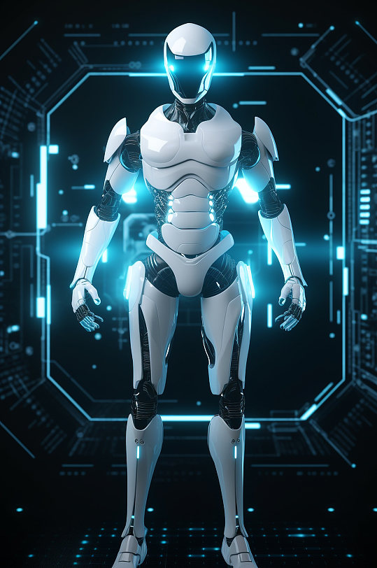 AI数字艺术互联网AI机器人模型-众图网