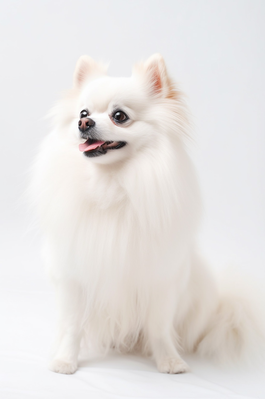 AI数字艺术博美犬真实动物宠物狗狗摄影图素材