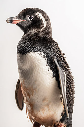 AI数字艺术麦哲伦企鹅麦氏环企鹅动物模型