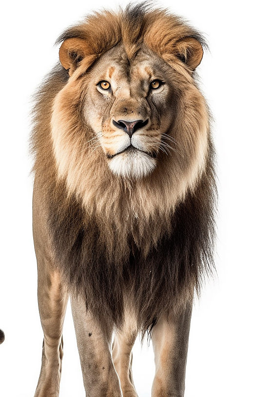 AI数字艺术狮子世界保护动物摄影图